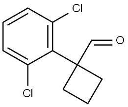 1-(2,6-Dichlorophenyl)cyclobutanecarboxaldehyde Struktur