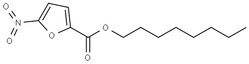 OCTYL 5-NITRO-2-FUROATE Struktur