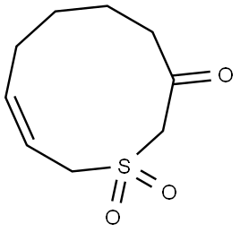 5,6,7,10-TETRAHYDRO-2H-THIECIN-3(4H)-ONE 1,1-DIOXIDE Struktur