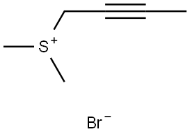 (but-2-yn-1-yl)dimethylsulfanium bromide Structure