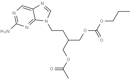 Famciclovir Impurity 45 Struktur