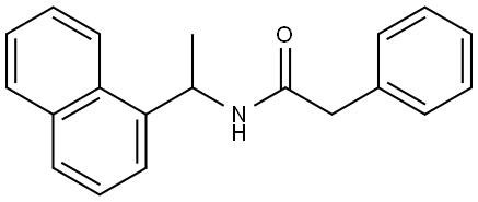 N-(1-NAPHTHALEN-1-YL-ETHYL)-2-PHENYL-ACETAMIDE Struktur