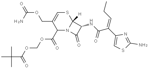 delta2-Cefcapene Pivoxil Struktur