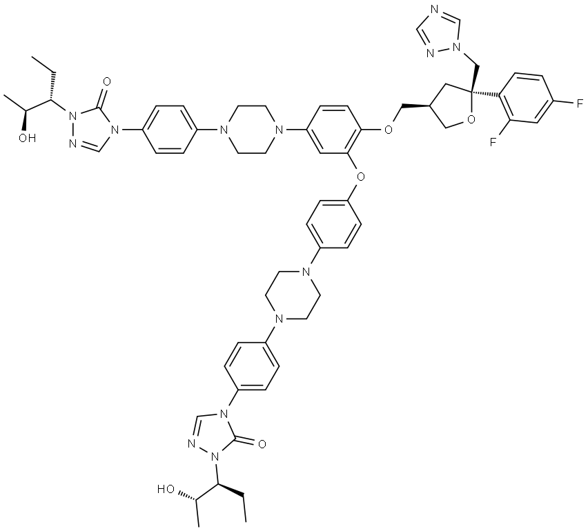 Posaconazole Impurity 65 Struktur