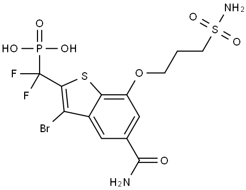 Anticancer agent 142 Struktur