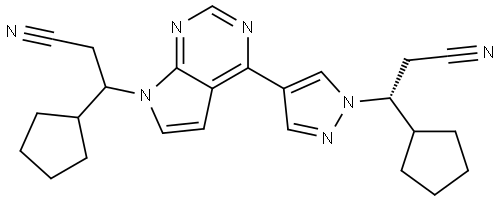 Ruxolitinib Impurity 1 Structure