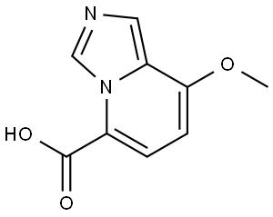 8-Methoxyimidazo[1,5-a]pyridine-5-carboxylic acid Struktur