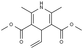 DIMETHYL 2,6-DIMETHYL-4-VINYL-1,4-DIHYDRO-3,5-PYRIDINEDICARBOXYLATE Struktur