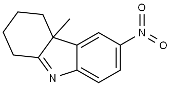 1H-Carbazole, 2,3,4,4a-tetrahydro-4a-methyl-6-nitro- Struktur