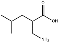 2-(氨基甲基)-4-甲基戊酸, 100869-07-6, 結(jié)構(gòu)式