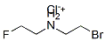 2-bromoethyl-(2-fluoroethyl)azanium chloride Structure