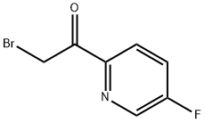 2-Bromo-1-(5-fluoropyridin-2-yl)ethanone Structure