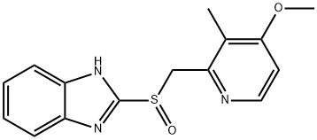 4-Desmethoxypropoxyl-4-methoxy Rabeprazole Structure