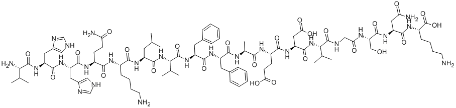 淀粉-Β-蛋白片段12-28, 107015-83-8, 結(jié)構(gòu)式