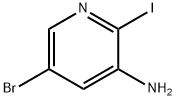 5-broMo-2-iodopyridin-3-aMine Struktur