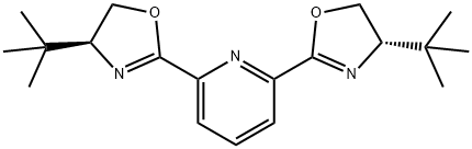 2,6-二[(4S)-4-叔丁基-2-惡唑啉基]吡啶, 118949-63-6, 結(jié)構(gòu)式