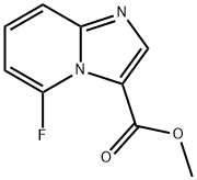 IMidazo[1,2-a]pyridine-3-carboxylic acid, 5-fluoro-, Methyl ester Structure