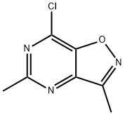 7-chloro-3,5-dimethylisoxazolo[4,5-d]pyrimidine Structure