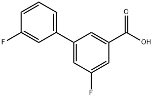 3-(3-Fluorophenyl)-5-fluorobenzoic acid Struktur