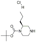 (S)-1-BOC-2-丙基哌嗪鹽酸鹽, 1217478-55-1, 結(jié)構(gòu)式