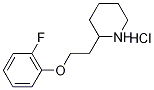 2-[2-(2-Fluorophenoxy)ethyl]piperidinehydrochloride Struktur