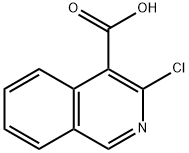 3-Chloroisoquinoline-4-carboxylic acid Struktur