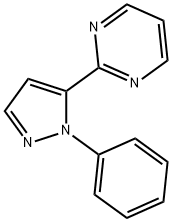 2-(1-phenyl-1H-pyrazol-5-yl)pyriMidine Struktur