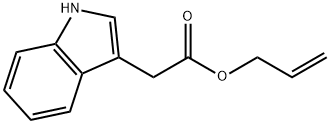 ALLYL 1H-INDOLE-3-ACETATE, 128550-27-6, 結(jié)構(gòu)式