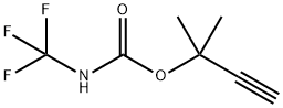 Carbamic acid, (trifluoromethyl)-, 1,1-dimethyl-2-propynyl ester (9CI) Struktur