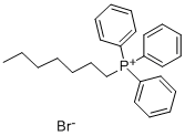 Heptyltriphenylphosphonium bromide Struktur
