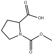 1,2-Pyrrolidinedicarboxylicacid,1-methylester(9CI) Struktur