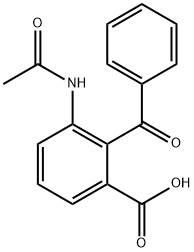3-(Acetylamino)-2-benzoylbenzoic acid Struktur