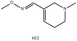 1-METHYL-1,2,5,6-TETRAHYDROPYRIDINE-3-CARBALDEHYDE (E)-O-METHYLOXIME HYDROCHLORIDE Struktur