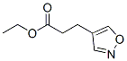 4-Isoxazolepropanoicacid,ethylester(9CI) Struktur