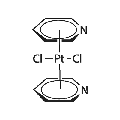 CIS-ビス(ピリジン)白金(II)クロリド 化學(xué)構(gòu)造式