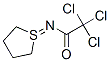 1,3,4,5-Tetrahydro-1-[(trichloroacetyl)imino]-1H,2H-thiophene Structure