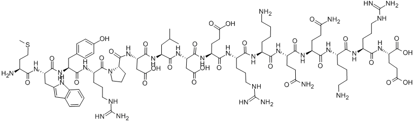 H-MET-TRP-TYR-ARG-PRO-ASP-LEU-ASP-GLU-ARG-LYS-GLN-GLN-LYS-ARG-GLU-OH Structure