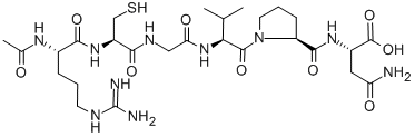 AC-ARG-CYS-GLY-VAL-PRO-ASP-NH2 結(jié)構(gòu)式