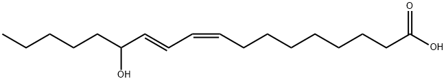 (9Z,11E)-13-Hydroxy-9,11-octadecadienoic acid Struktur
