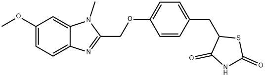 RIVOGLITAZONE Struktur