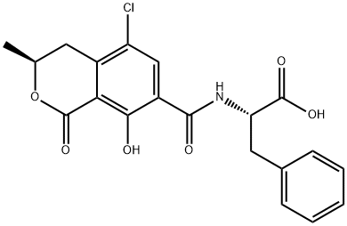 3-epi-Ochratoxin A, 189152-21-4, 結(jié)構(gòu)式