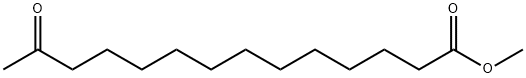 Tetradecanoic acid, 13-oxo-, methyl ester Struktur