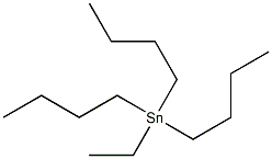 ETHYLTRIBUTYLTIN Structure