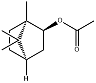 1-乙酸冰片酯, 20347-65-3, 結(jié)構(gòu)式