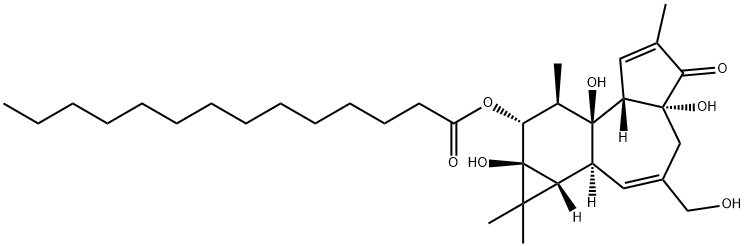 PHORBOL-12-MONOMYRISTATE Structure