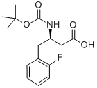BOC-(R)-3-氨基-4-(2-氟苯基)-丁酸, 218608-98-1, 結(jié)構(gòu)式