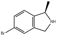 (1R)-5-bromo-2,3-dihydro-1-methyl-1H-Isoindole Struktur