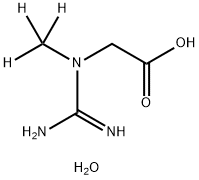 クレアチン-D3水和物(メチル-D3) 化學(xué)構(gòu)造式