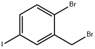 1-Bromo-2-(bromomethyl)-4-iodobenzene, alpha,2-Dibromo-5-iodotoluene Struktur