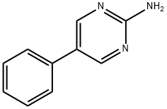 2-Pyrimidinamine, 5-phenyl- (9CI) Struktur
